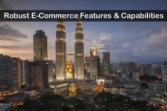 MOBILE-FIRST DEVELOPMENT & RESPONSIVE WEB DESIGN Robust E-Commerce Features & Capabilities